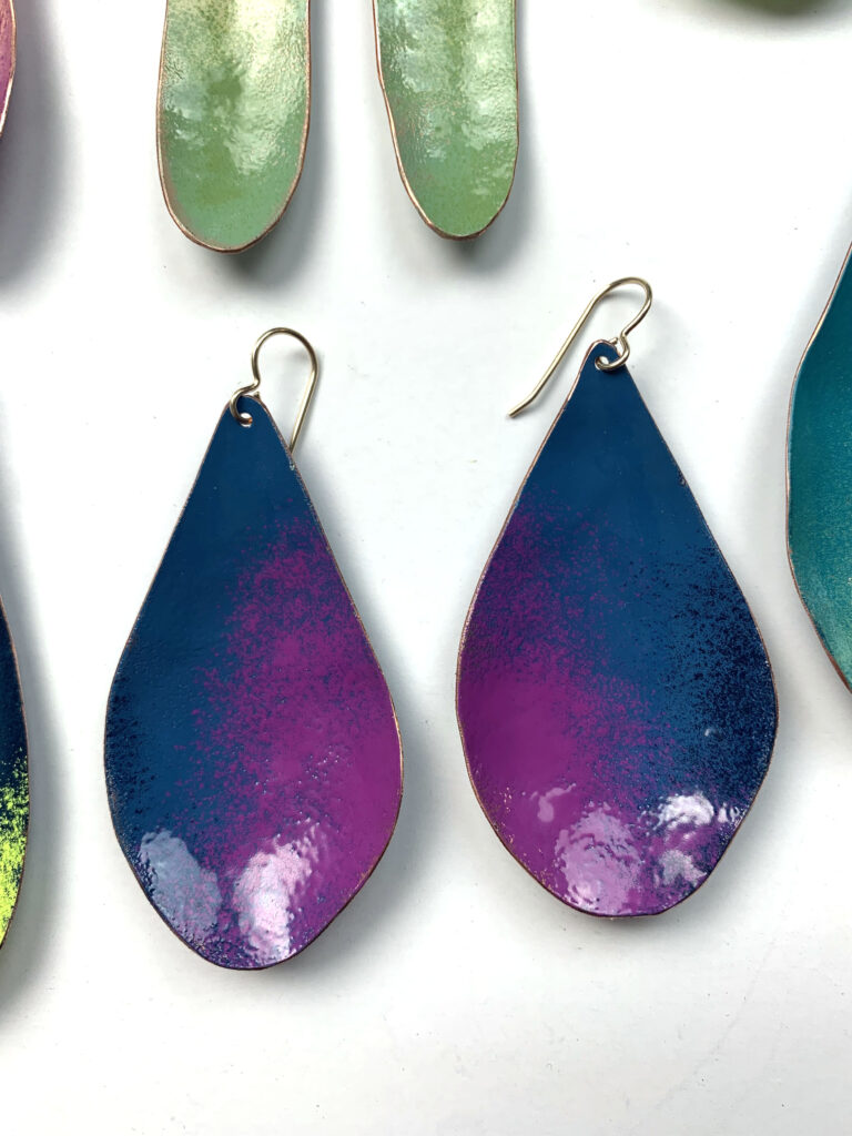 colorful powdercoated handcrafted jewelry